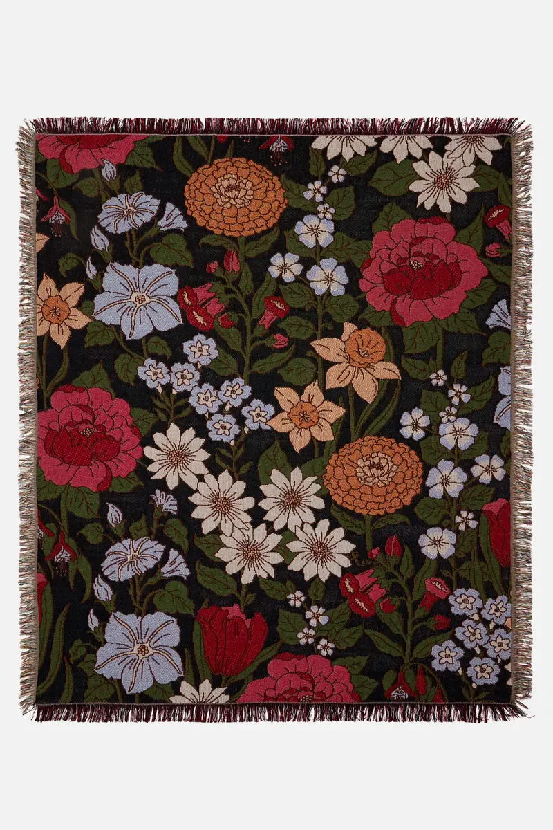 Floral Fields Throw 1