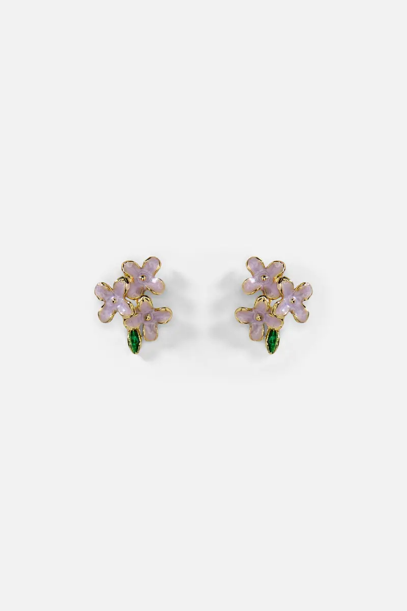 Flower Bouquet Stud Earrings 1