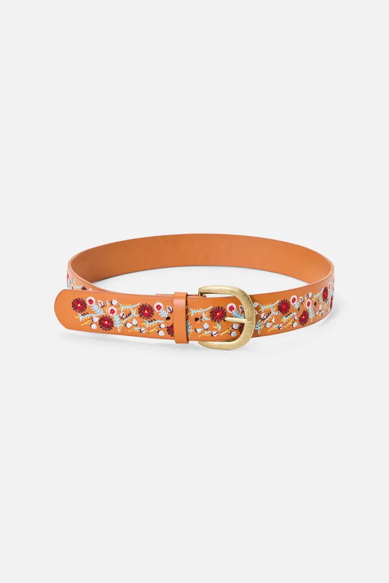 Flower Embroidered Belt 1