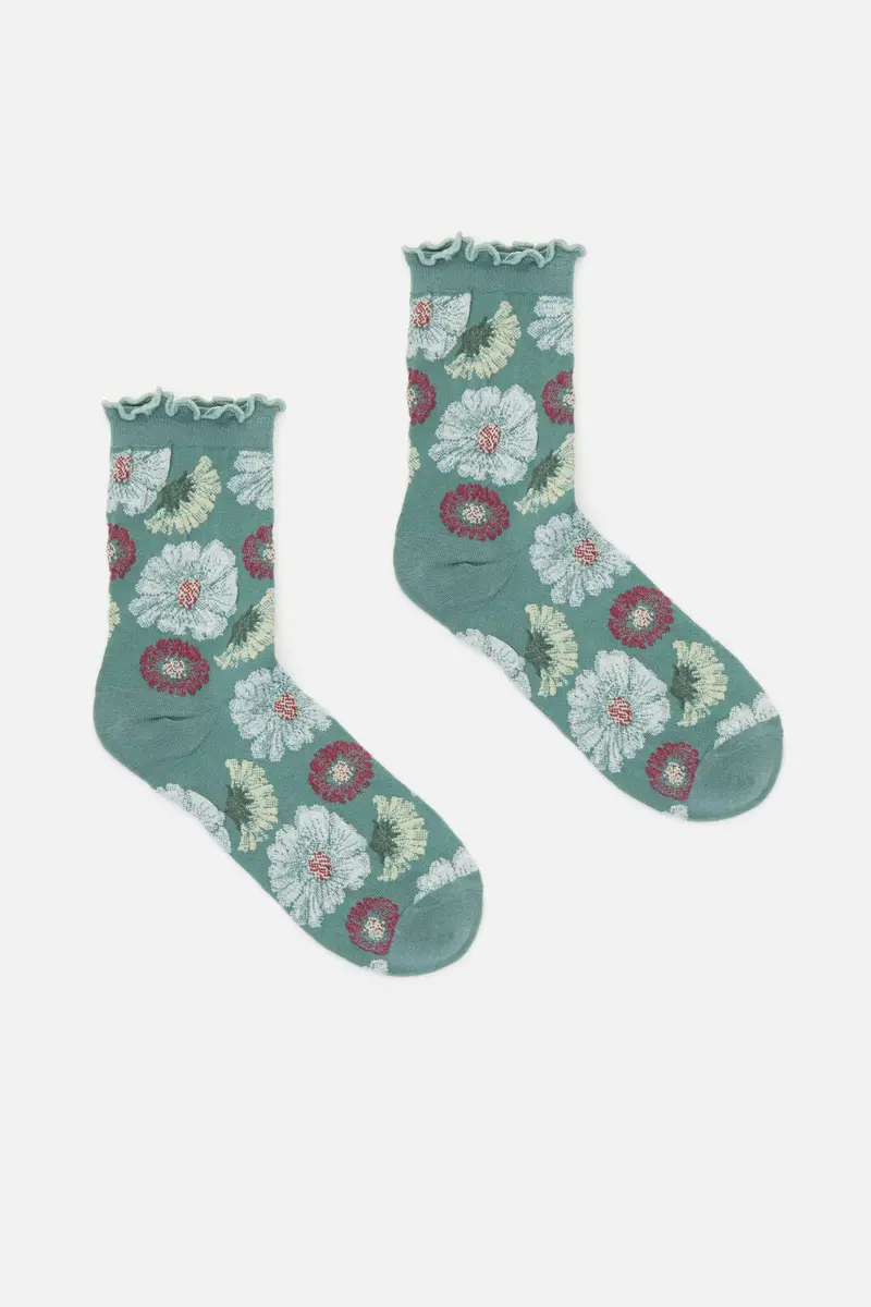 Flower Garden Sock 1