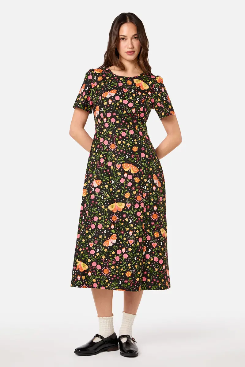 Folk Art Midi Dress 1