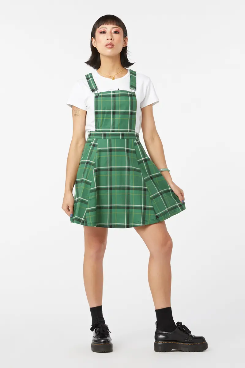 Forest Tartan Pinafore 1