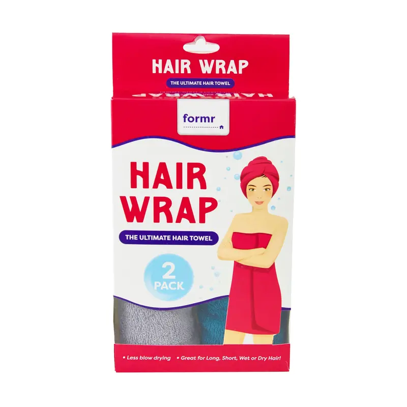 Formr 2Pk Cotton Hair Wrap - Assorted 1