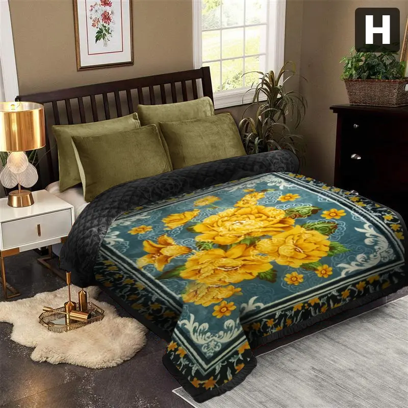 Formr Luxury Mink Blanket, Marigold- 2Mx2.3M 1