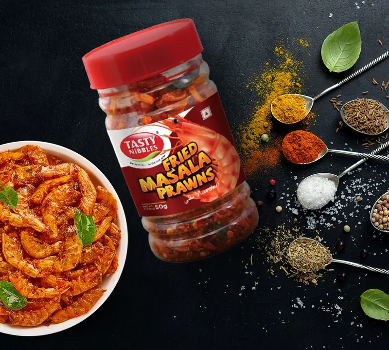 Fried Masala Prawns 50Gm 1