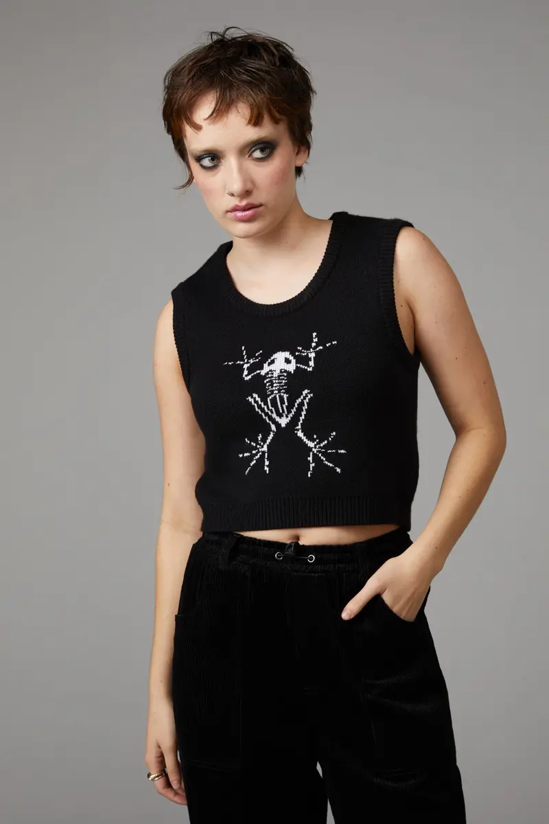 Froggy Knit Vest 1