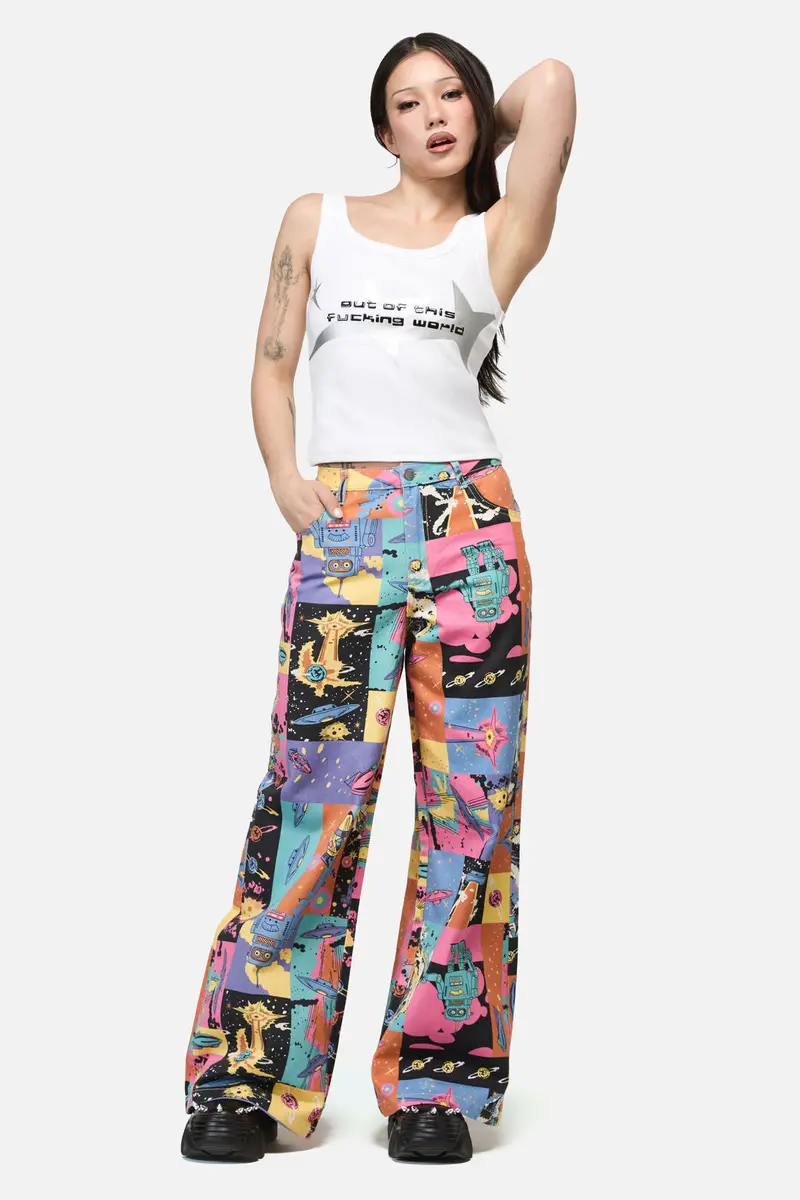 Galactic Print Jean 1