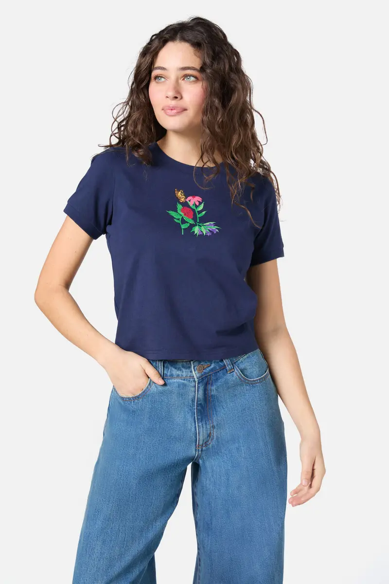 Garden Party Baby Tee 1