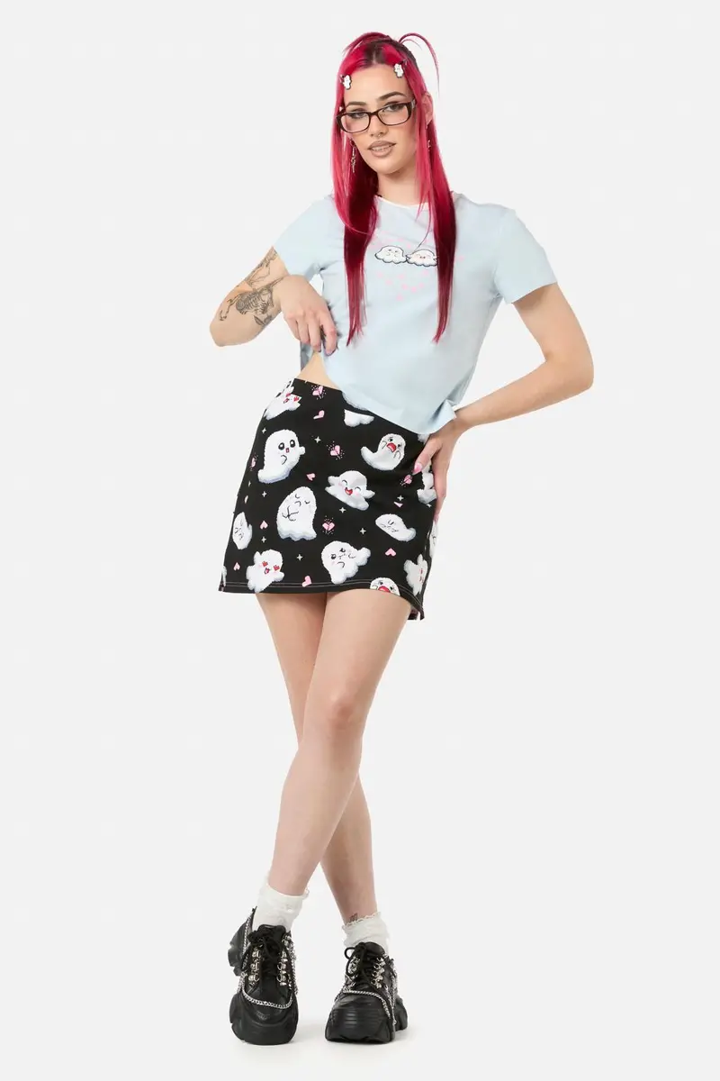 Ghostie Print Skort 1