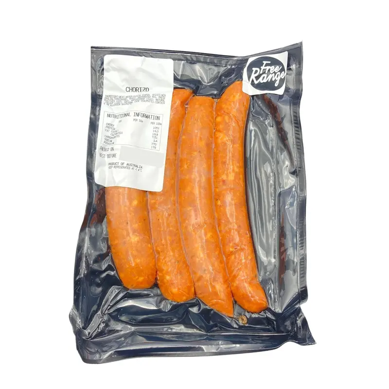 Gilly's Free Range Chorizo | $22.99Kg 1