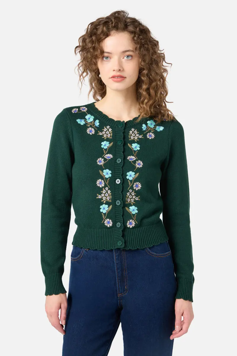 Gloria Embroidered Cardigan 1