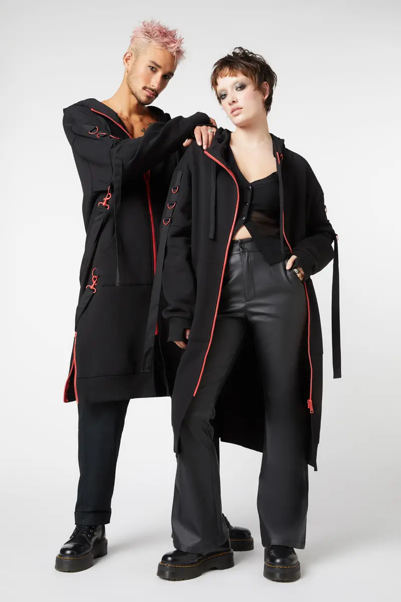 Goth Metal Trim Jacket 1