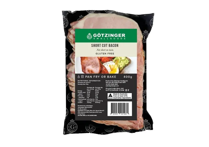 Gotzinger Short Cut Bacon 400G 1
