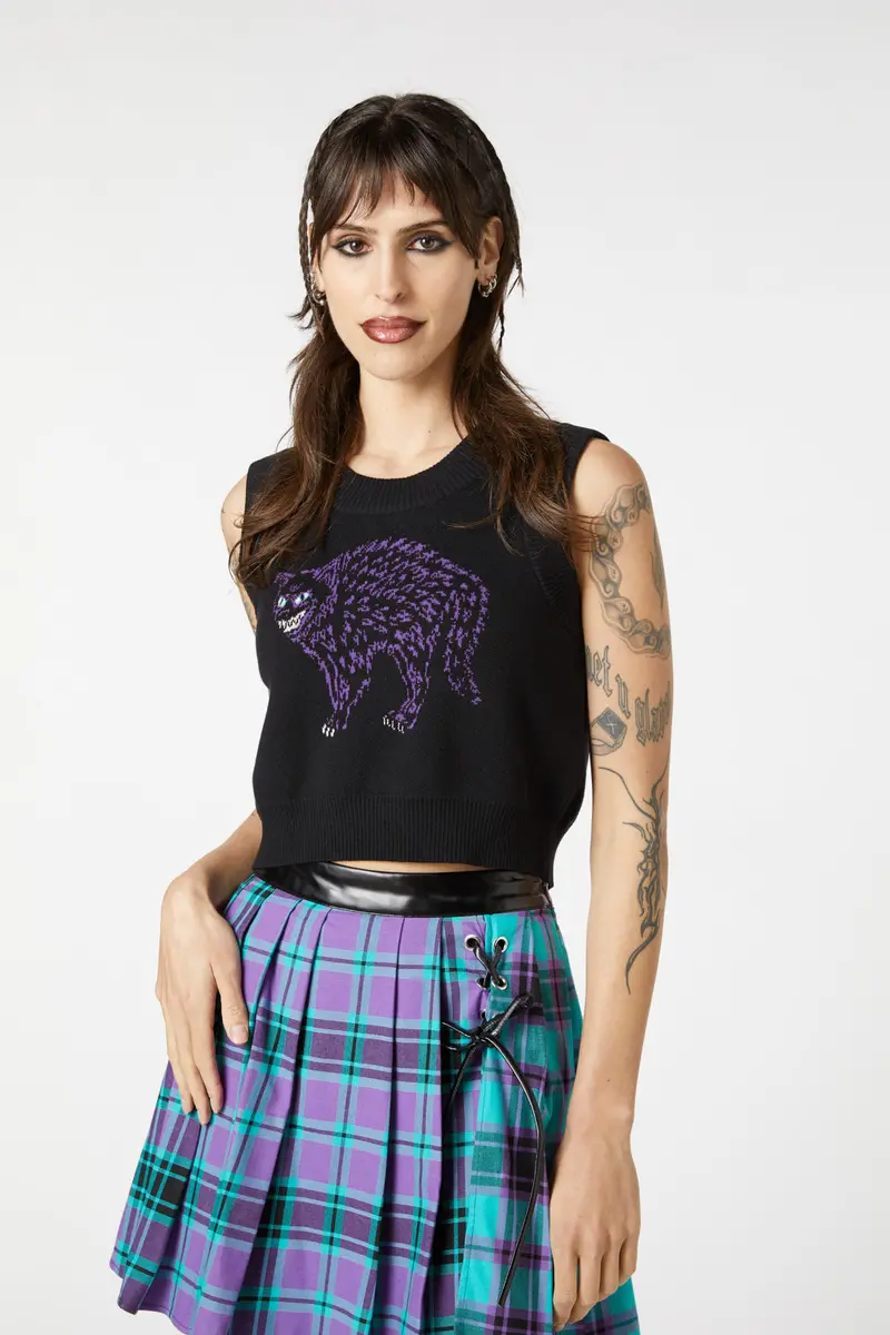 Grinning Cat Placement Vest 1