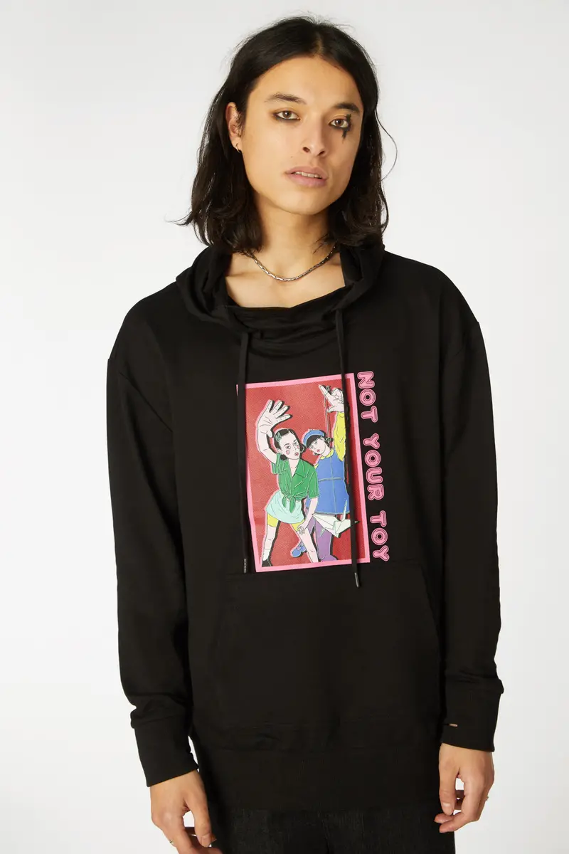 Grunge Printed Hoodie 1