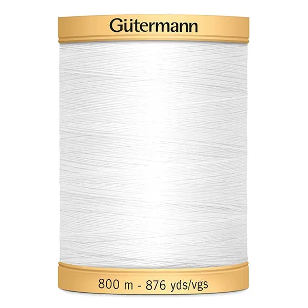 Gutermann Natural Cotton Thread, 800M 1