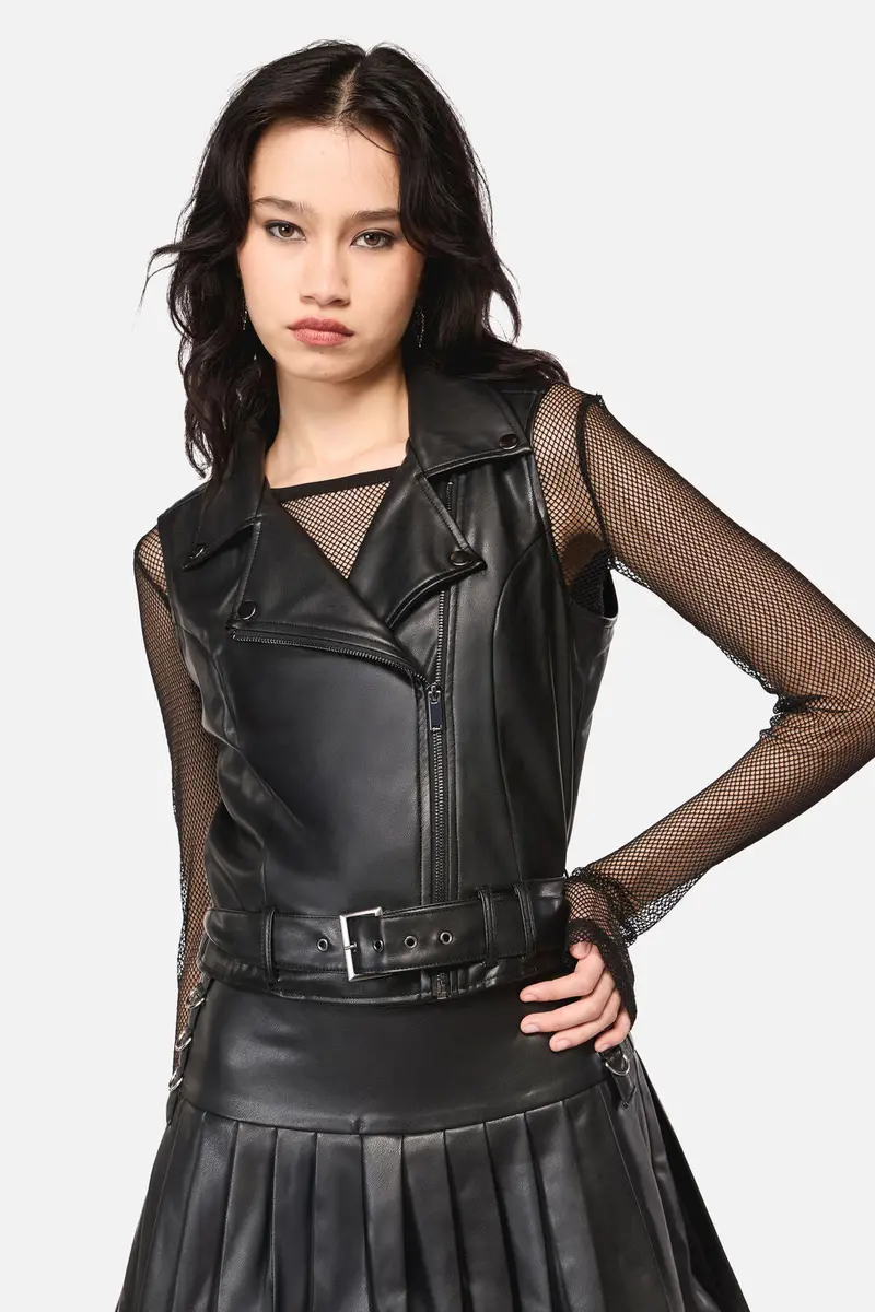 Hallows D-Ring Pu Vest 1