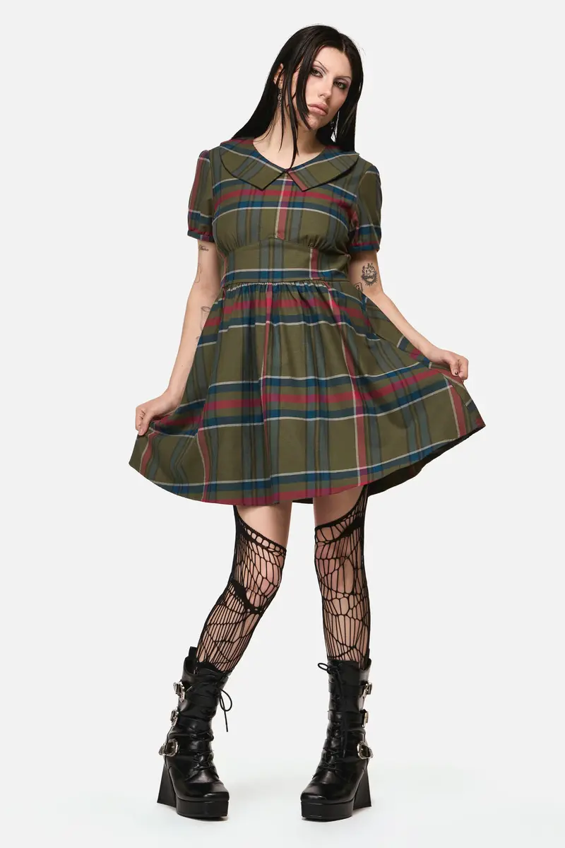 Harbinger Goth Mini Dress 1