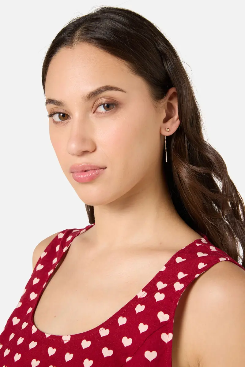 Heart Drop Earrings 1
