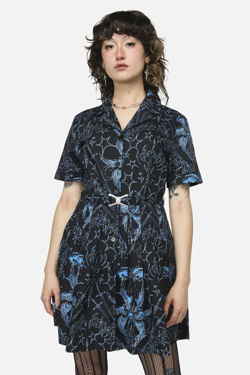Heathen Goth Mini Dress 1