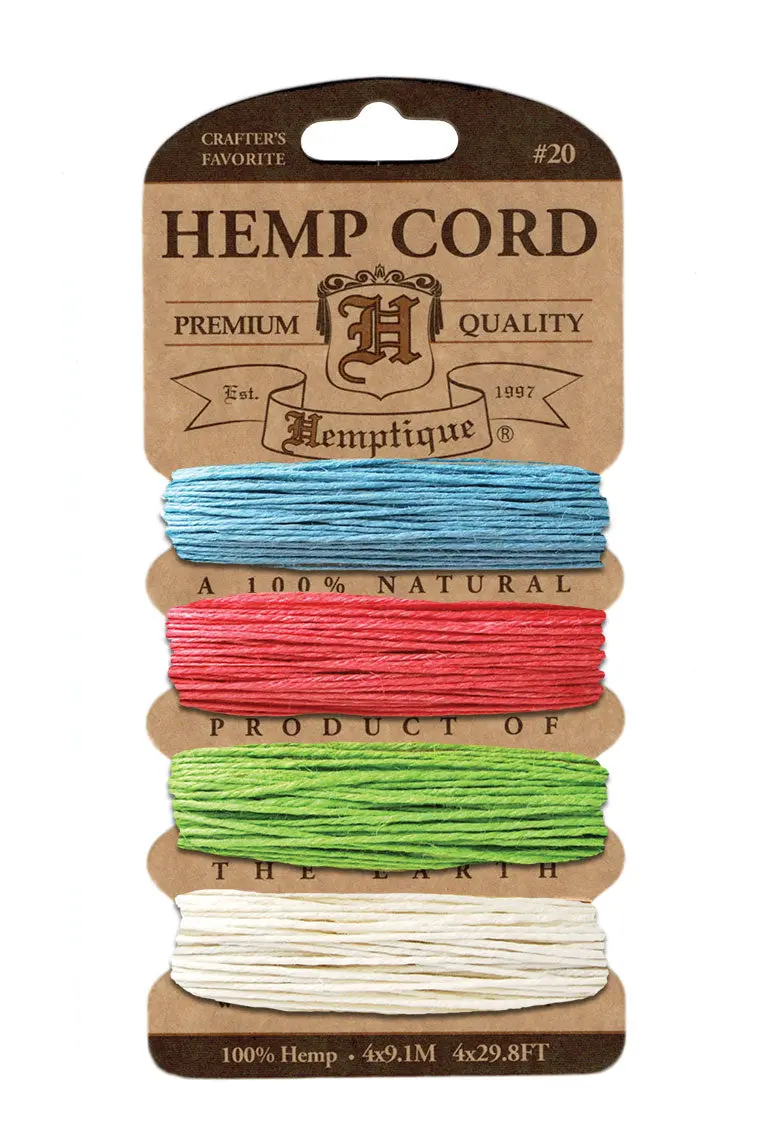 Hemptique Card Cord Set #20, Chit Chat 1