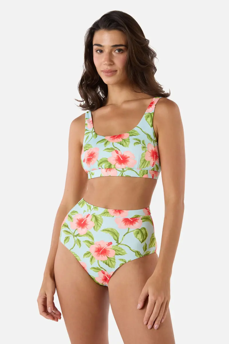 Hibiscus Bikini Top 1