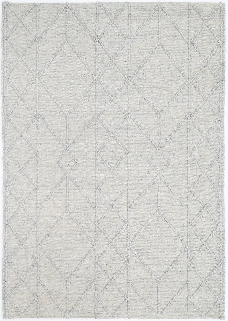 Himalaya Interweave Tribal Grey Wool Rug 1