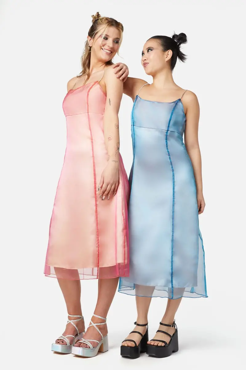 Holographic Sheer Dress 1