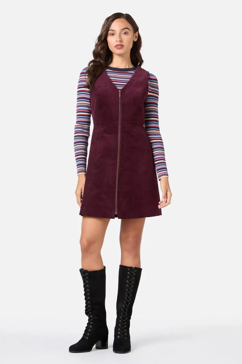 Honey Cord Pinafore 1