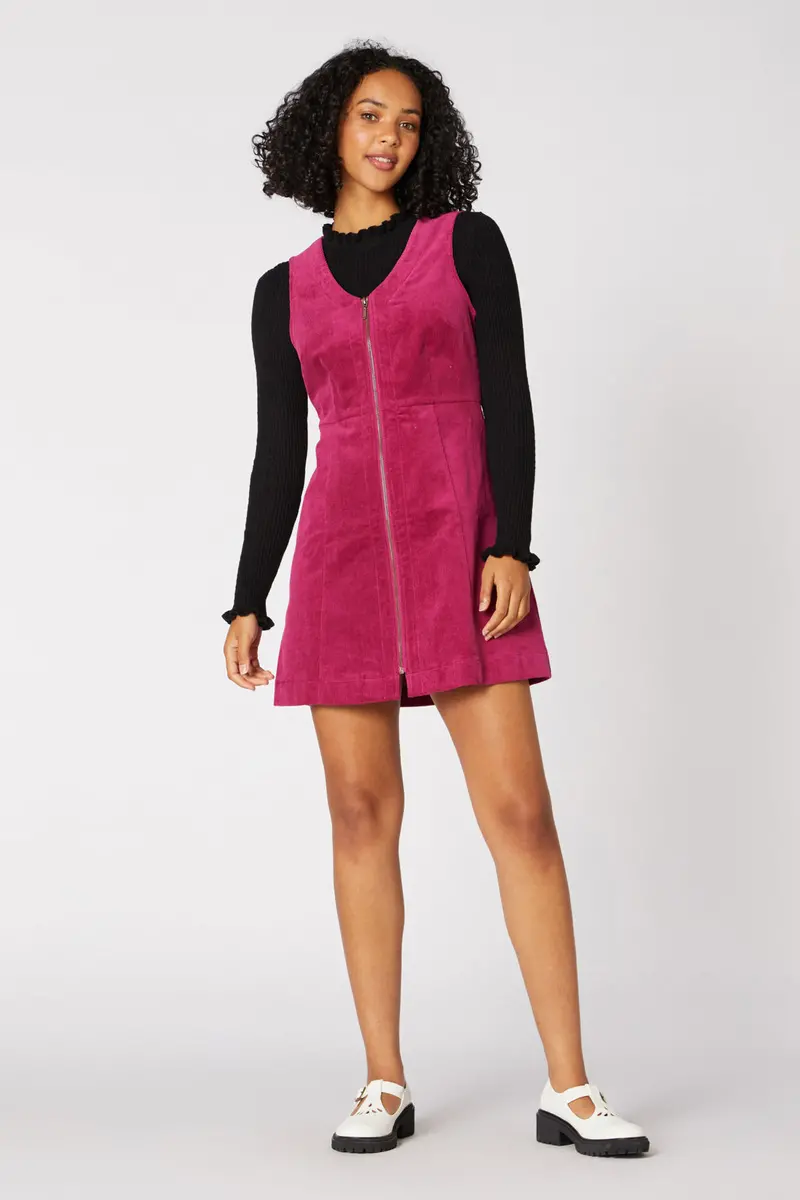 Honey Cord Pinny 1
