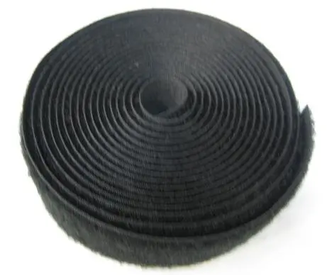 Hook & Loop Sew On, Black- Width 20Mm 1
