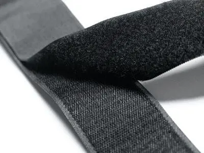 Hook & Loop Stick On, Black- Width 20Mm 1