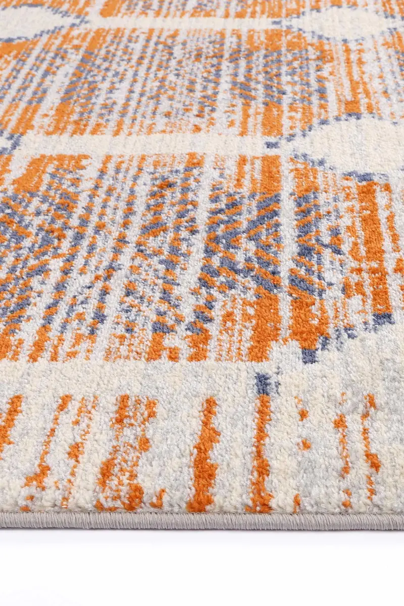 Inca Nasca Rust Contemporary Rug 1