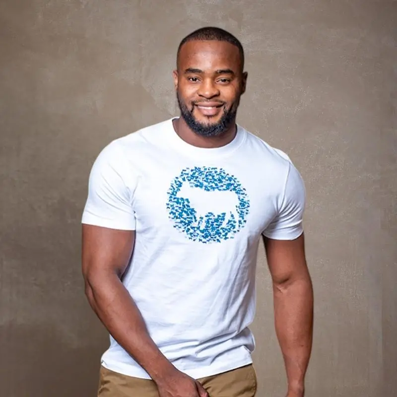 Into The Herd Crew Tee - Pelican 1