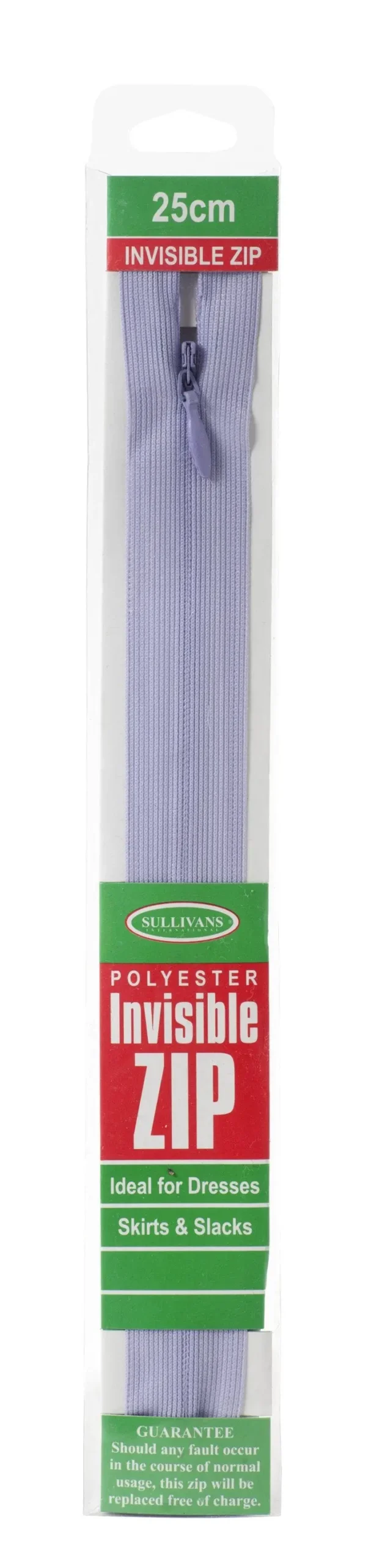 Invisible Zip, Lavender 1