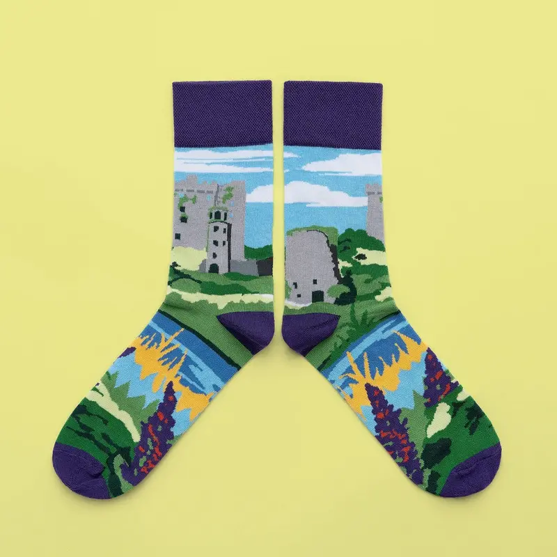 Irish Castle Socks 1