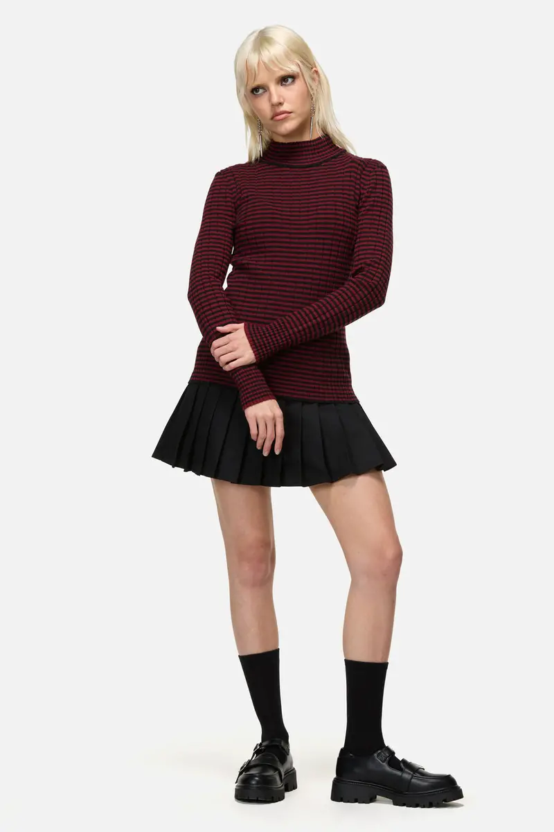 Jackalope Stripe Goth Knit 1