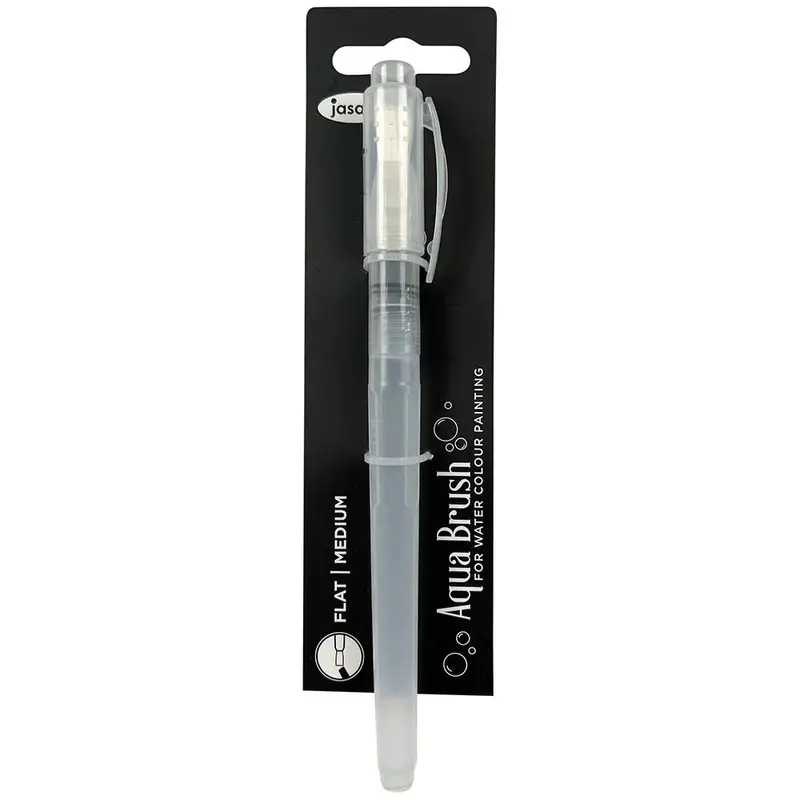 Jasart Aqua Brush Pen, Flat Medium Tip 1