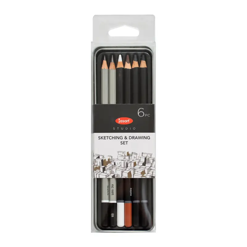 Jasart Studio Sketching & Drawing Set 6 1