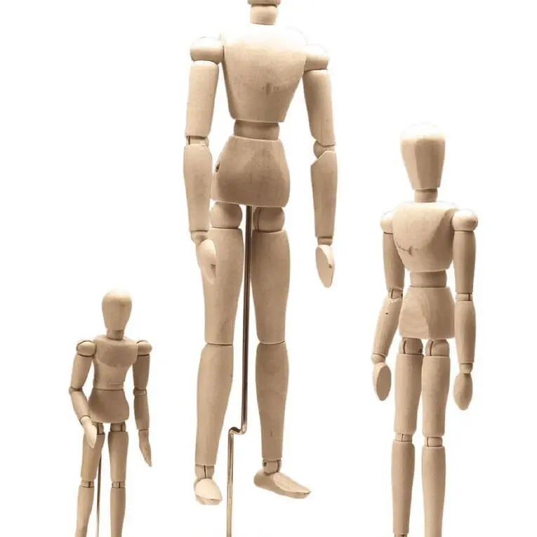 Jasart Wooden Manikin 12" - B (Female) 1
