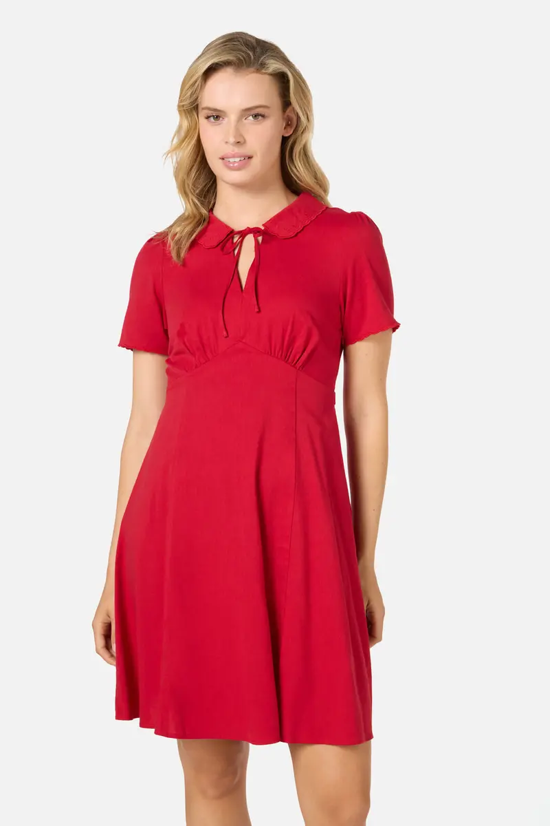 Josie Sweet Collar Tea Dress 10