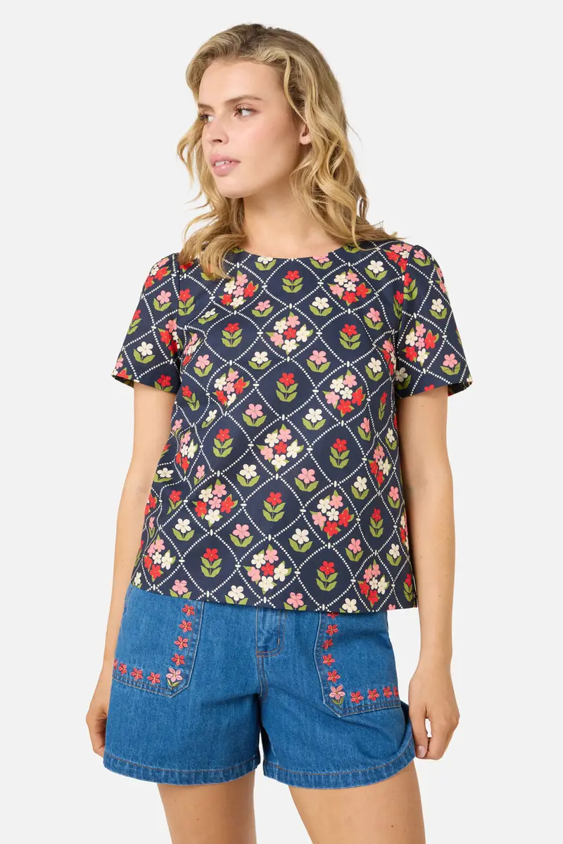 Judy Short Sleeve Top 1