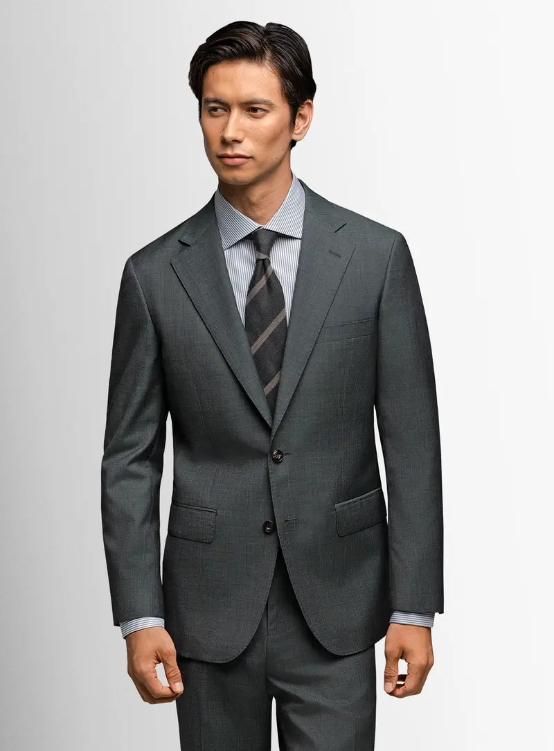 Julius Micro Green Suit 1