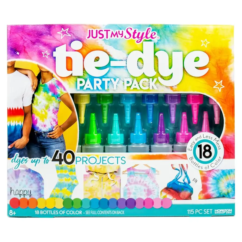 Just My Style Tie Dye Party Pack 18 Bottles 1