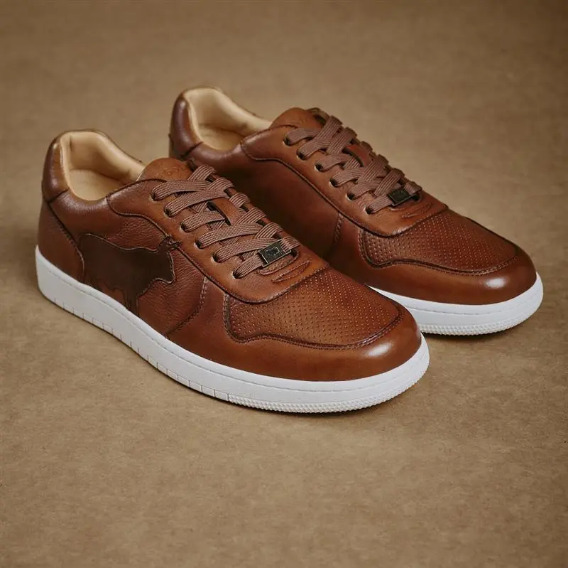 Kingsley Ace Sneaker - Tan 1