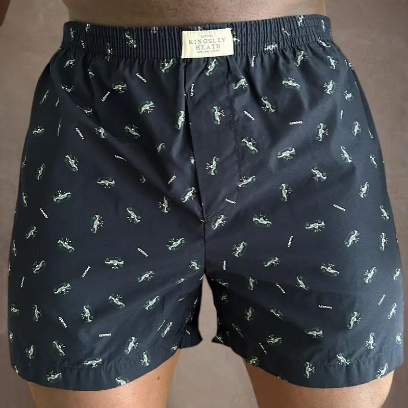 Kingsley African Summer Landy Dude Sleep Short  - Midnight 1