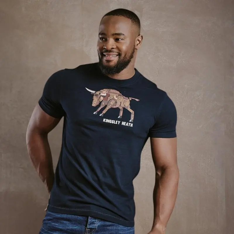 Kingsley Build On Nguni Crew Tee - Midnight 1