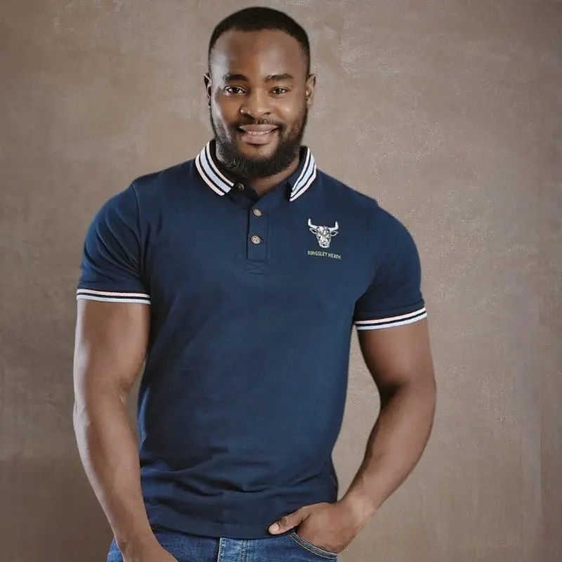 Kingsley Classic Three Tip Polo - Midnight 1