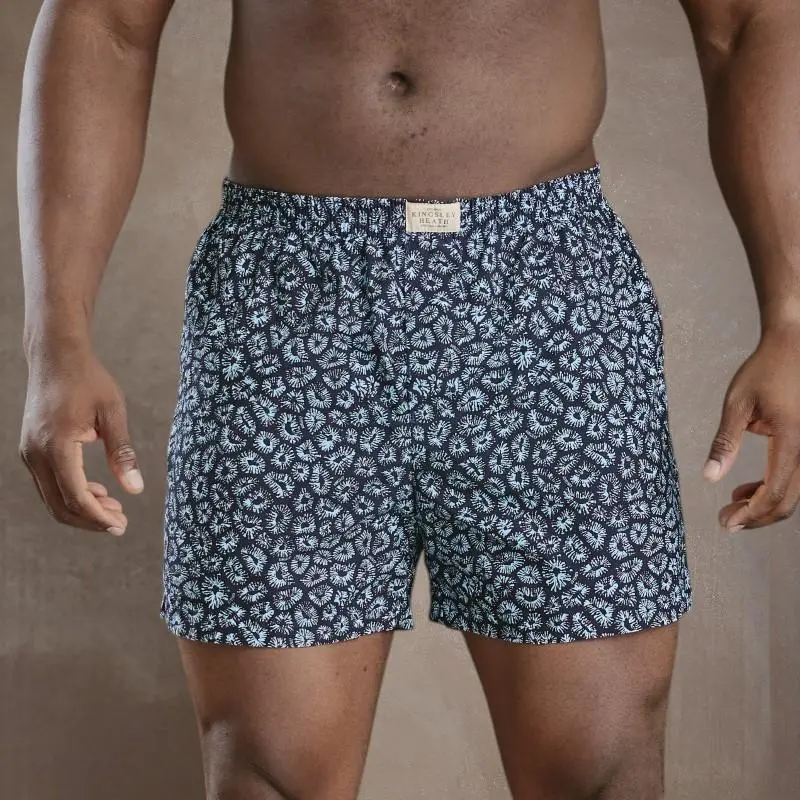 Kingsley Coral Ocean Sleep Short - Midnight 1