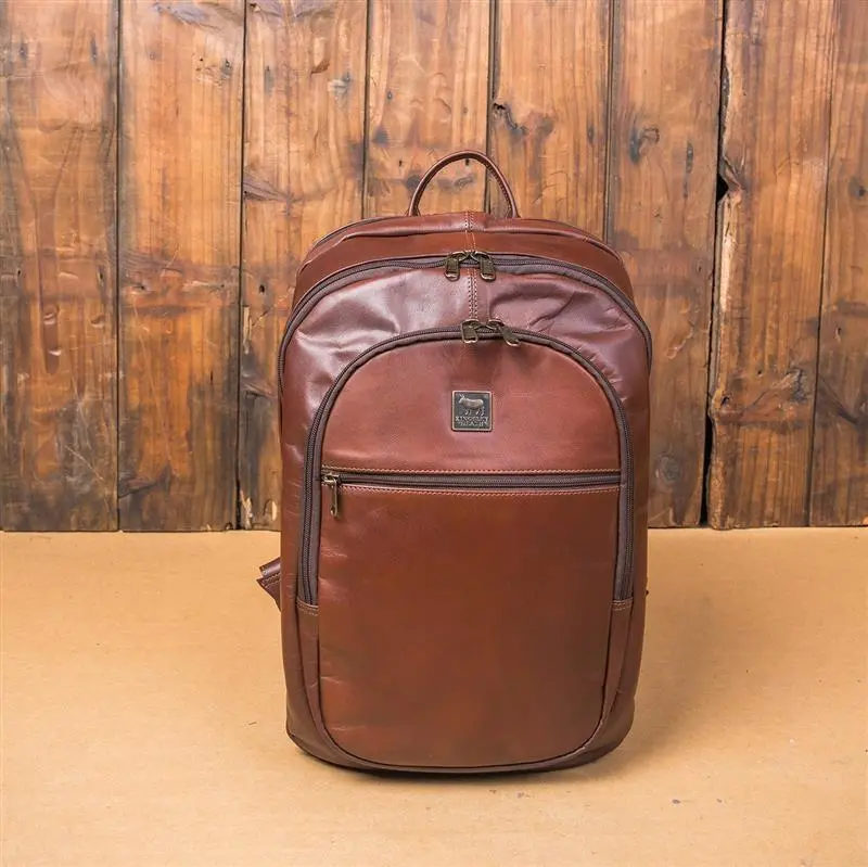Kingsley Heath Business Traveller Backpack - Tan 1